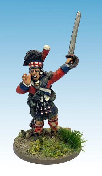 Highland Officer in kilt